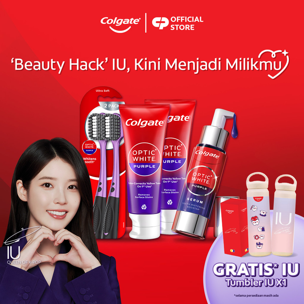IU x Colgate Purple Special Bundle (GRATIS IU Tumbler)