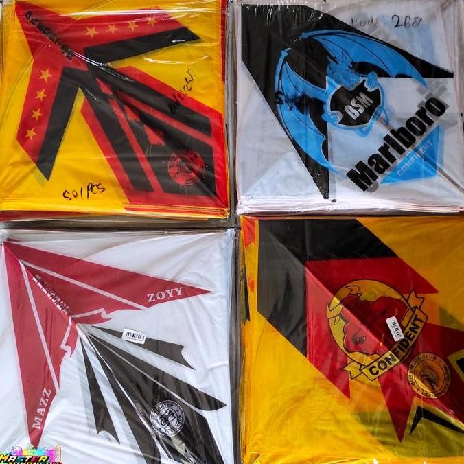 (Allthebest) layangan sukhoi lilitan - layangan sukoi lilitan bambu apus - aduan 50pcs