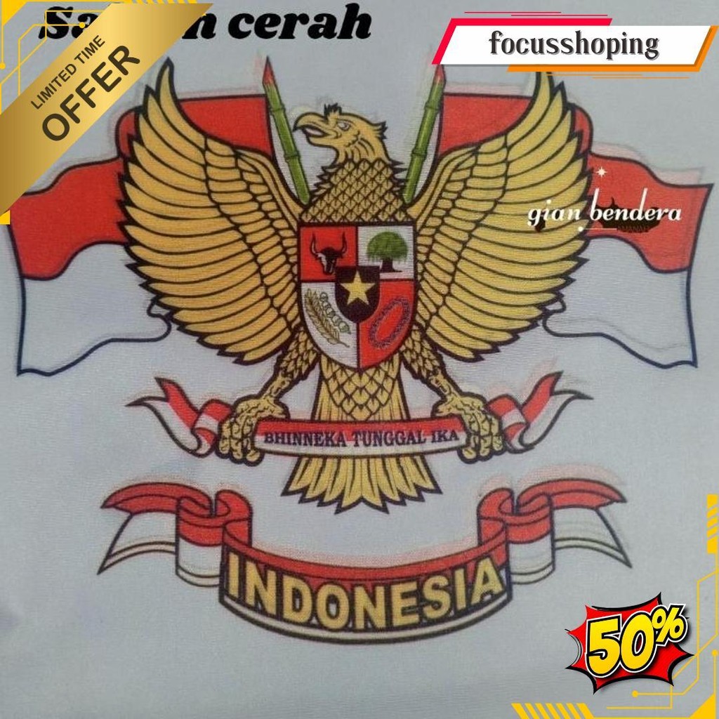 1 Kodi Umbul Umbul Garuda  Bendera 17 Agustus Termurah Banget