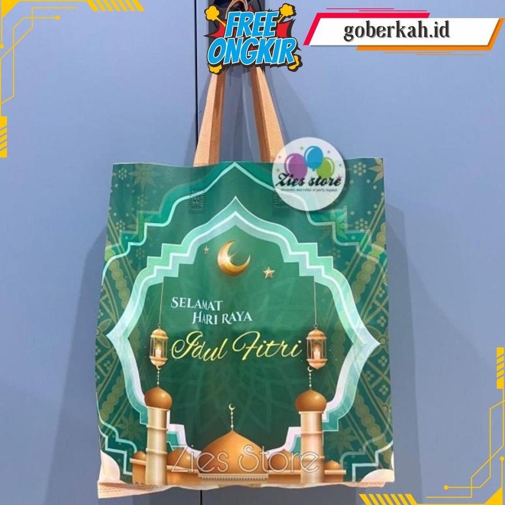 

Tas Souvenir Lebaran / Goodie Bag Idul Fitri / Tas Hampers Laminasi L Terlaris