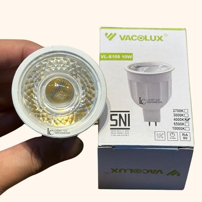 Led 10watt mr16 3000k 4000k Vacolux