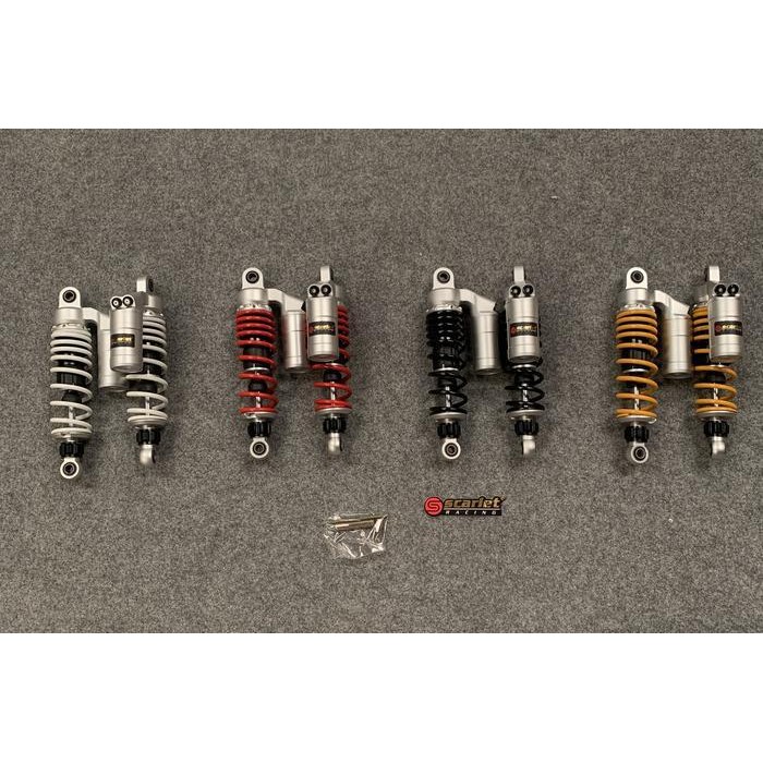 shock tabung atas adjuster nos tech ukuran 280 320 340 360 mm scarlet