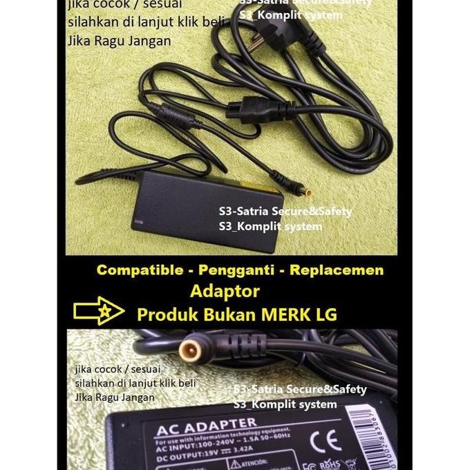 NEW LG Adaptor daya 9V .6A TELEVISI LED LG 9v ,6A