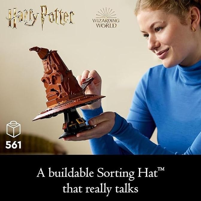 Big Discount Lego Harry Potter Talking Sorting Hat W/ 31 Voices - Harry Potter Building Set - Gift I