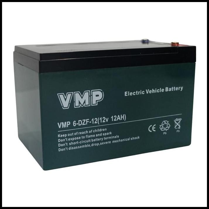 BATTERY VMP 6-DZF-12 12V 12AH 2HR AKI SEPEDA LISTRIK
