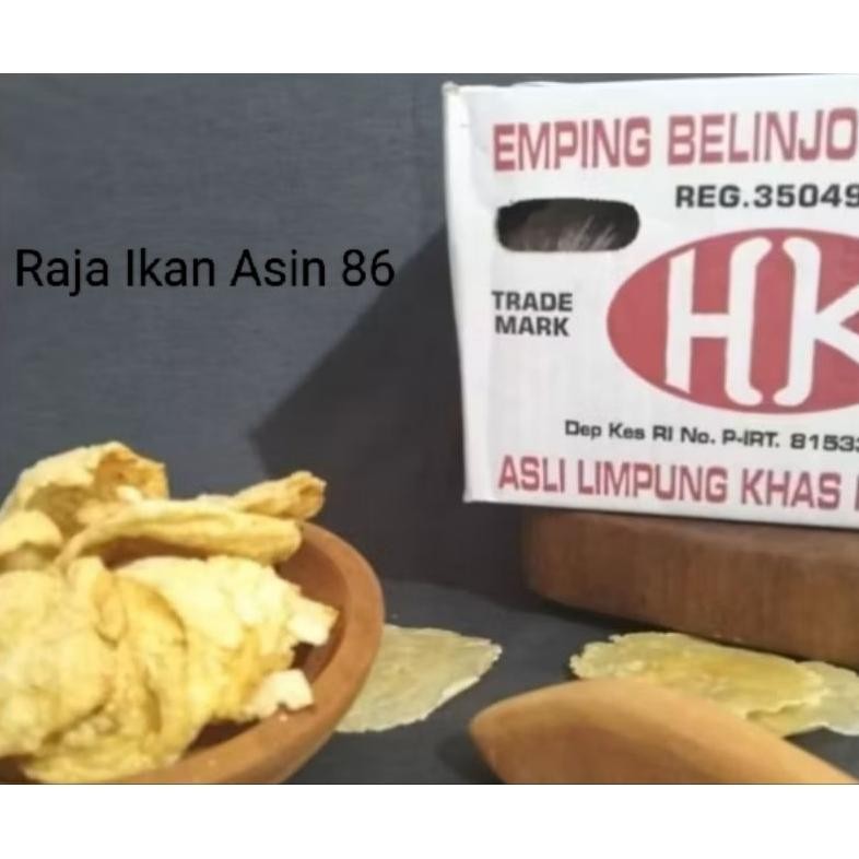 

Kerupuk Emping Melinjo Mentah (HK) Asli Limpung aSt