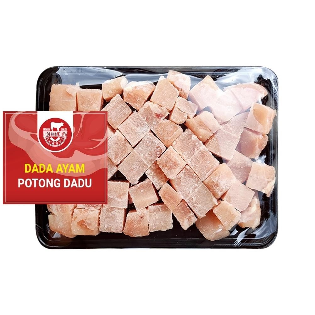 

Dada Ayam Potong Dadu 500gr, Chicken Breast Cubes - Brothermeatshop aSt