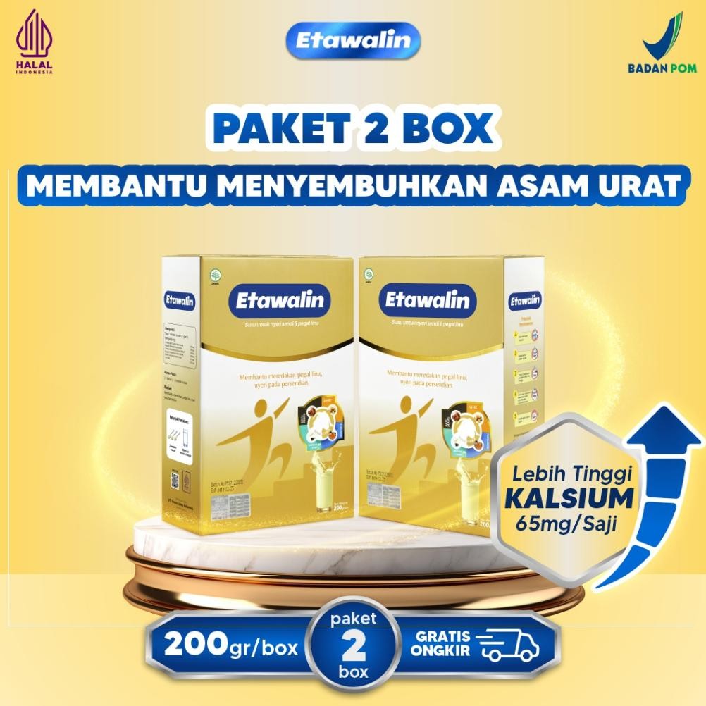 

Paket 2 Box Etawalin : Susu Kambing Etawa Untuk Mendukung Fungsi Tulang Dan Sendi Isi 200 Gram aSt