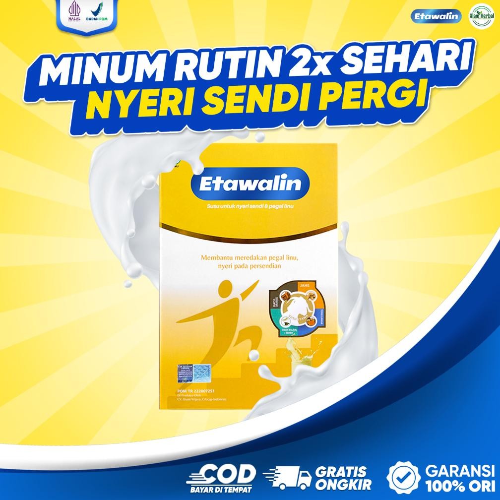 

Etawalin Susu Kambing Etawa Solusi Nyeri Tulang Dan Sendi 100% Asli Original 1 Box aSt