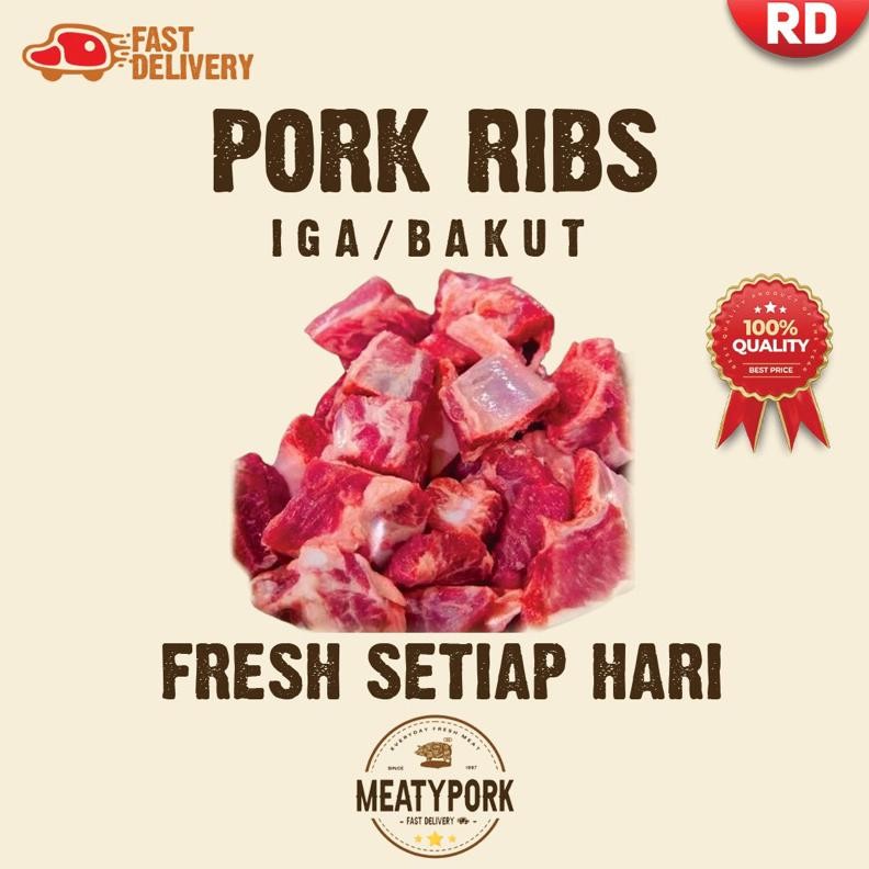 

IGA Babi Biasa Fresh / Paikut / Bakut / Pork Ribs aSt