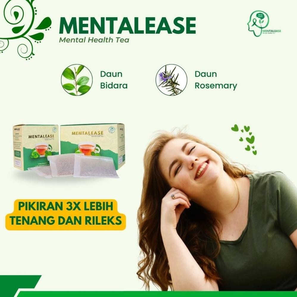 

Teh Herbal Anti Stress Paling Ampuh - Mentalease - Teh Herbal Isi 6 Bag aSt