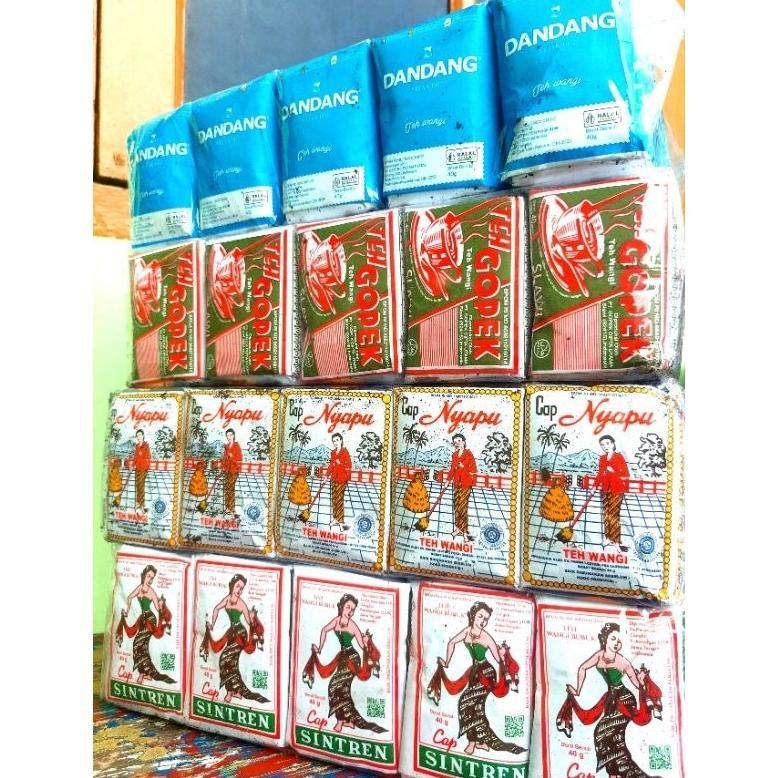 

Teh Racikan 4 Teh. Sintren,Nyapu,Gopek,Dandang ( PERSLOP) aSt