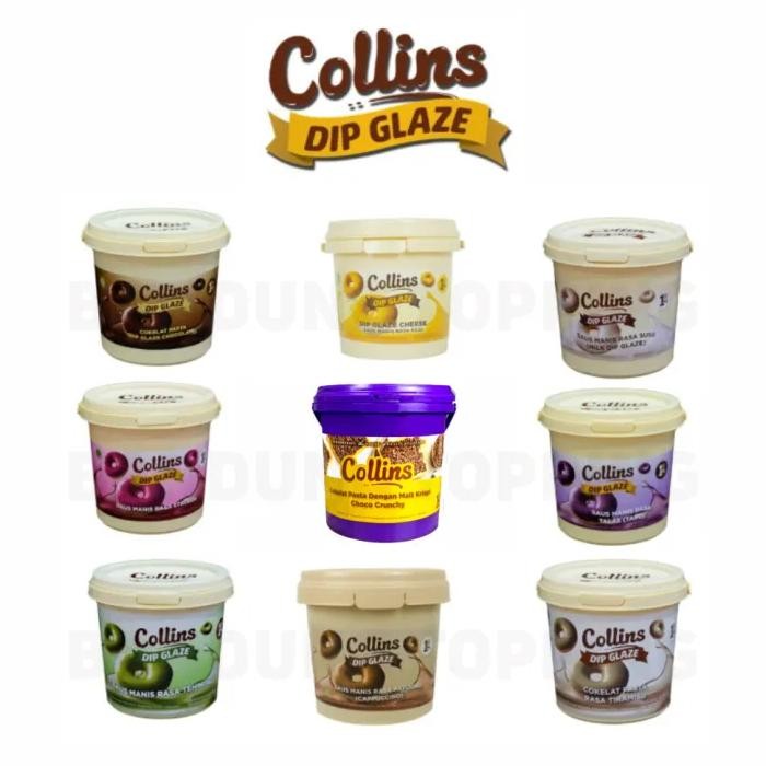 

Collins Dip Glaze 1kg All Variant Topping Donut aSt