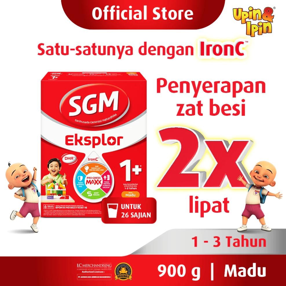 

SGM EKSPLOR 1+ MADU 900gr / SGM EKSPLOR 1+ VANILA 900gr aSt
