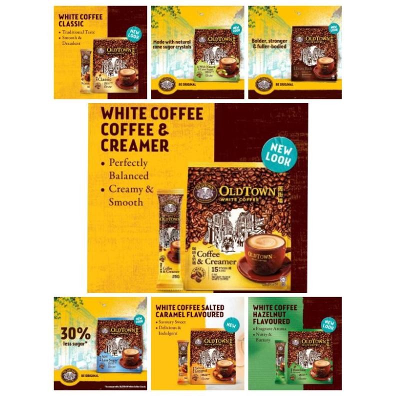 

Old Town White Coffee all variant (1 pack = 15 sticks) aSt