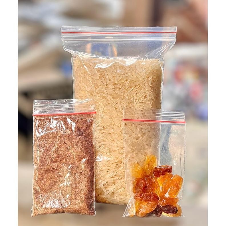 

Paket Nasi Kebuli beras Basmati 500 gram + bumbu dan kismis aSt