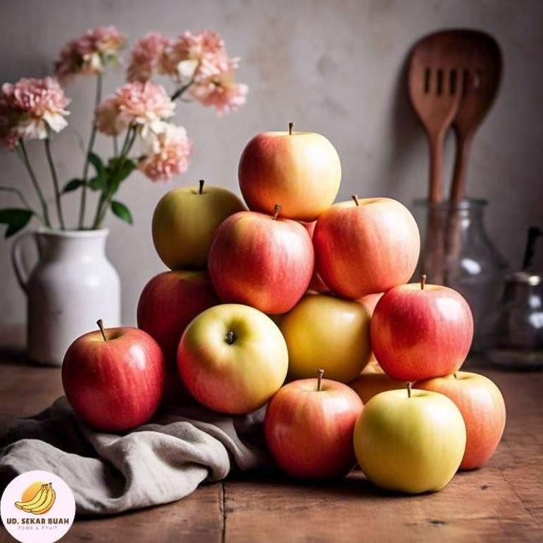 

[KIRIM INSTAN] APEL FUJI PREMIUM FRESH PAKET 900g-1kg aSt