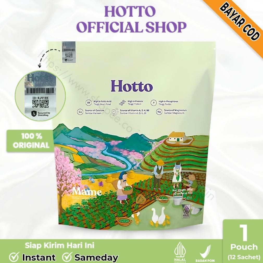 

HOTO PURTO EDAMAME Hotto Meal Replacement Multigrain Ubi Ungu aSt