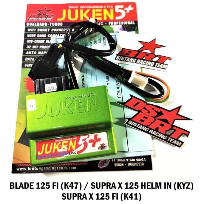 ECU BRT JUKEN 5 SUPRA X 125 & BLADE 125 FI Racing Turbo Dualband
