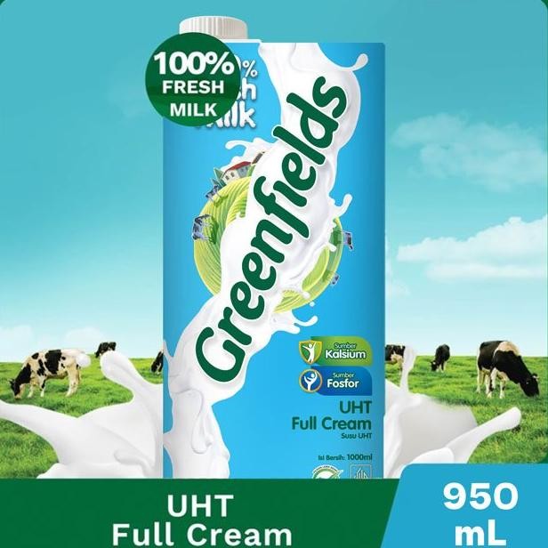 

Greenfields Susu UHT Full Cream / Chocolate 950 ml aSt