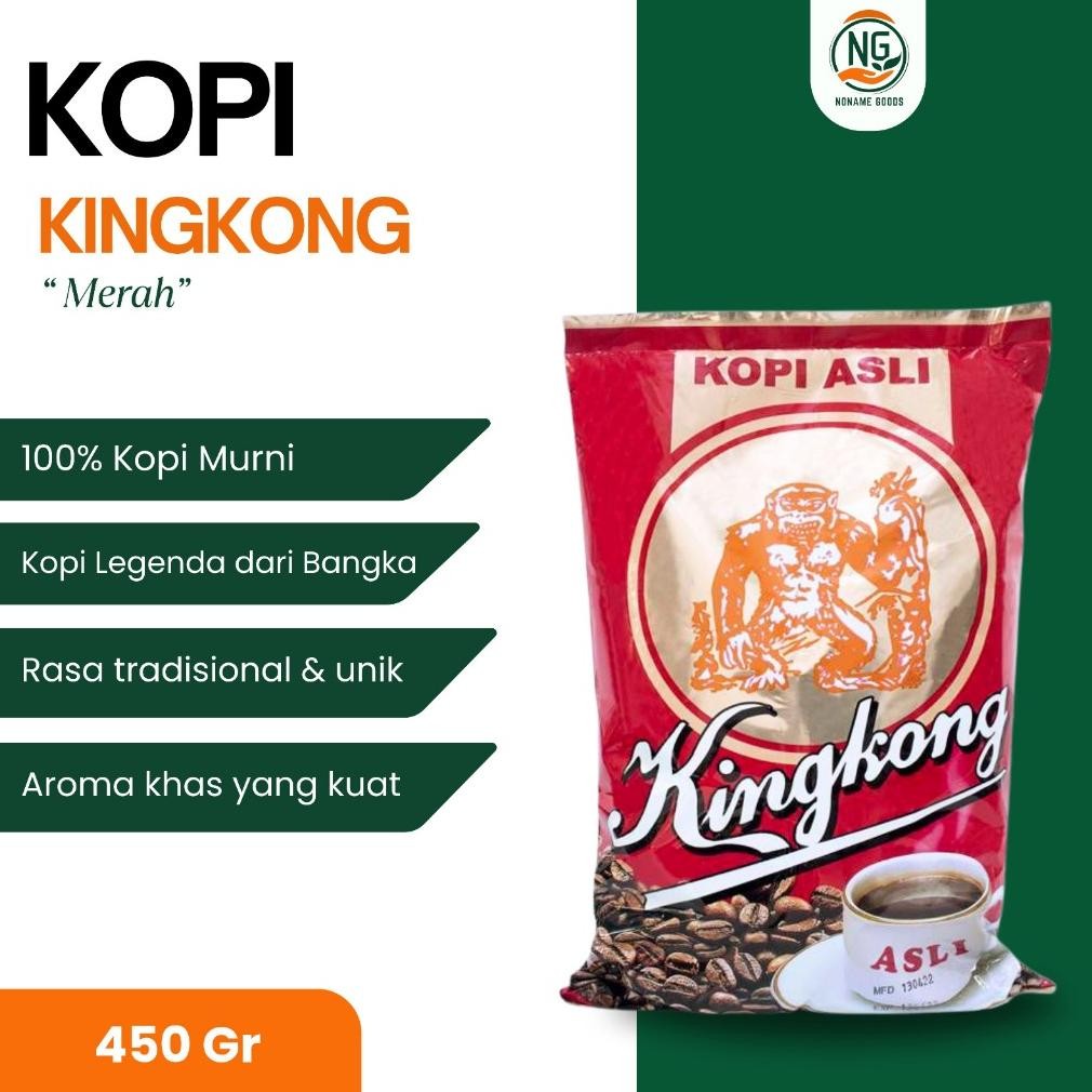 

KOPI KINGKONG MERAH 450 gr khas bangka aSt