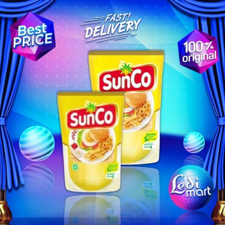 

Sunco Minyak Goreng Pouch Series | Minyak Sayur Bening | Minyak Sehat 5x Tahap Penyaringan | Ledi aSt