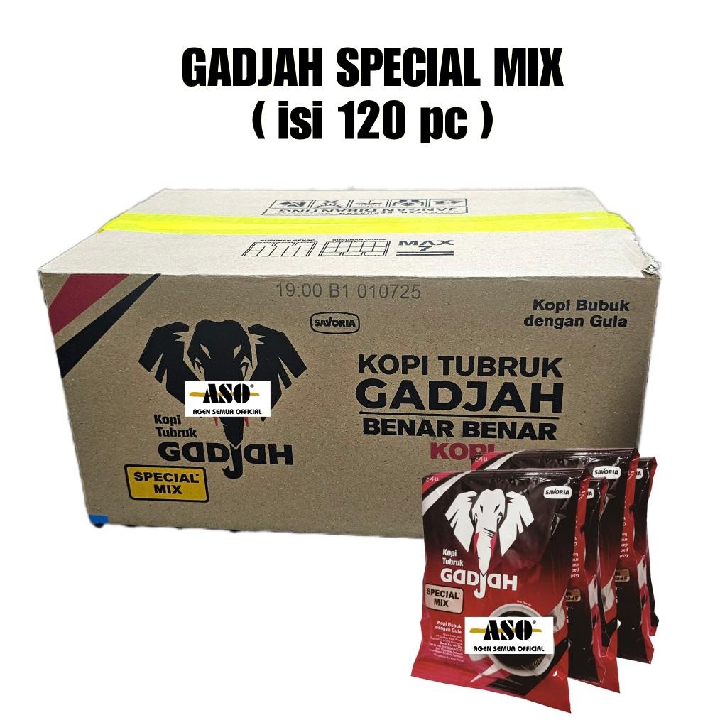 

KOPI GADJAH SPECIAL MIX DUS ( ISI 120 ) PROMO !!! aSt