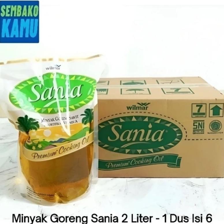 

Minyak Goreng Sania 2 Liter - 1 Dus Isi 6 aSt