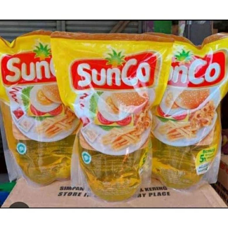 

minyak SunCo 2Liter isi6pouch aSt