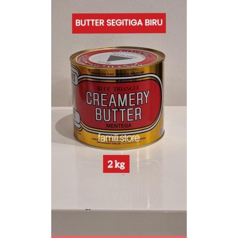 

MENTEGA BUTTER SEGITIGA 2KG / BLUE TRIANGLE CREAMERY BUTTER 2kg aSt