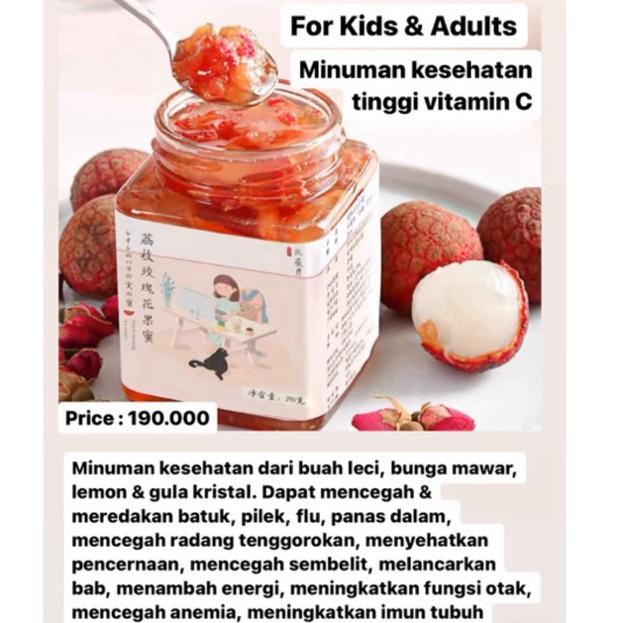 

PURE LYCHEE ROSE HONGKONG sakit tenggorokan, batuk, pilek, flu aSt