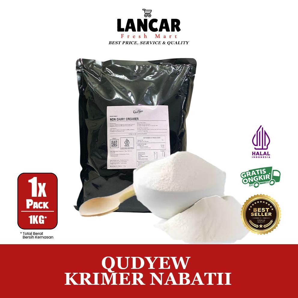 

QUDYEW KRIMER NABATI NON DAIRY CREAMER IMPORT 1KG aSt