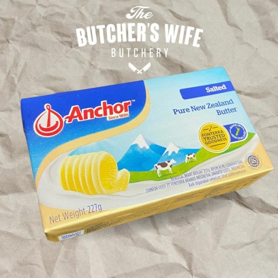 

BUTTER ANCHOR BESAR / BUTTER ANCHOR PURE NEW ZEALAND MINIDISH SALTED - 227 gr aSt