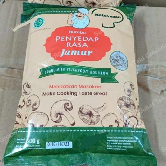 

Kaldu Penyedap Jamur Non Msg Alami Motovegan Gr Halal