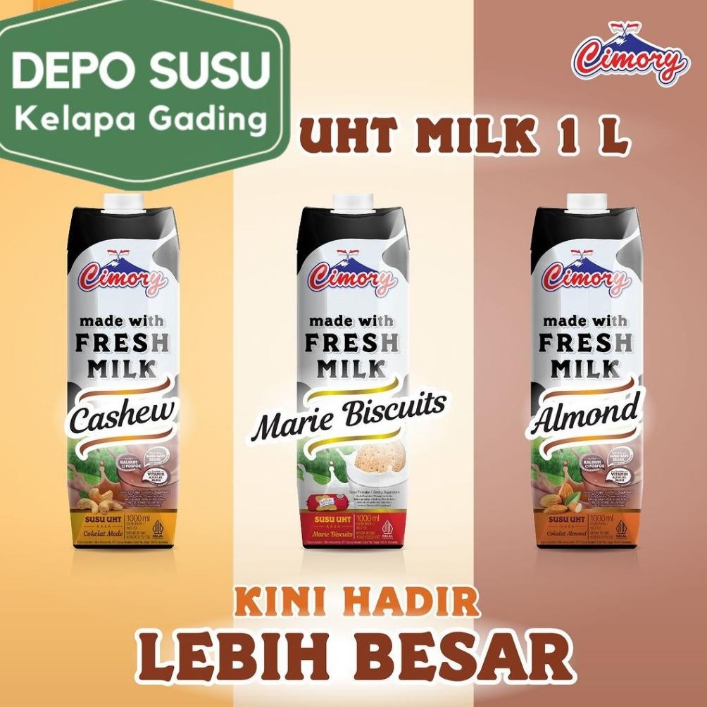 

Cimory Susu Segar 1 Liter | Chimory Fresh Milk Chimori Cimori Matcha Banana Coklat Straw aSt
