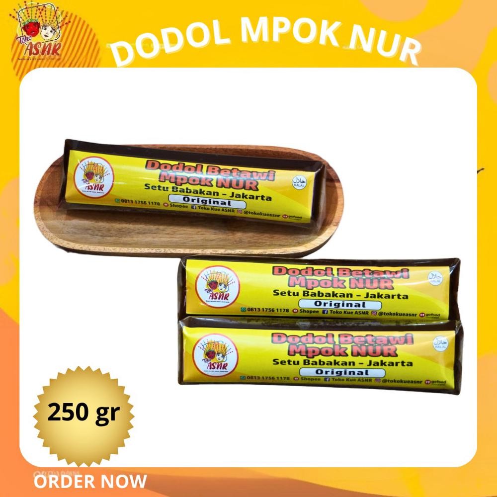 

Dodol Betawi Mpok Nur 250gram aSt