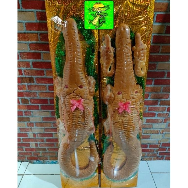 

PROMO!!! roti buaya ukuran 1meter satu pasang UKURAN ASLI! aSt