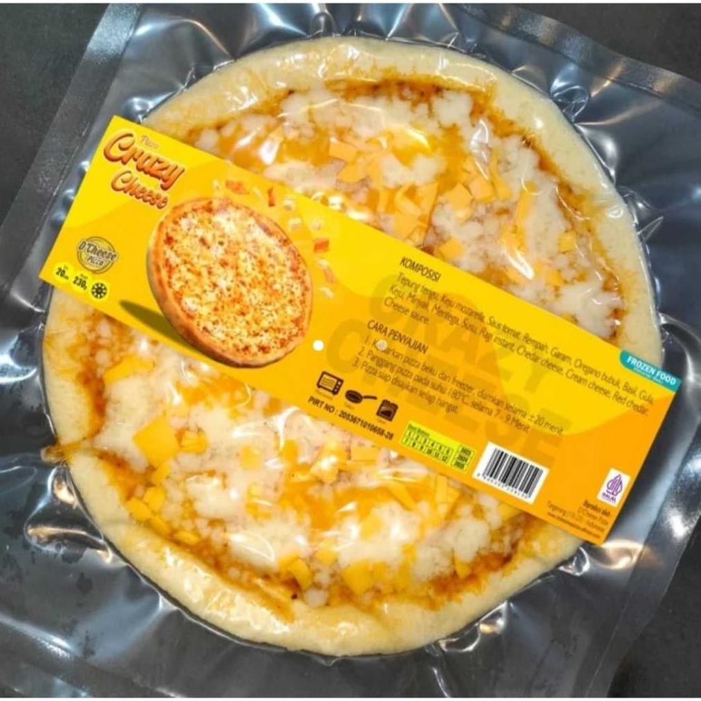 

D'Cheese Pizza Murah Enak Halal Diameter 20cm aSt