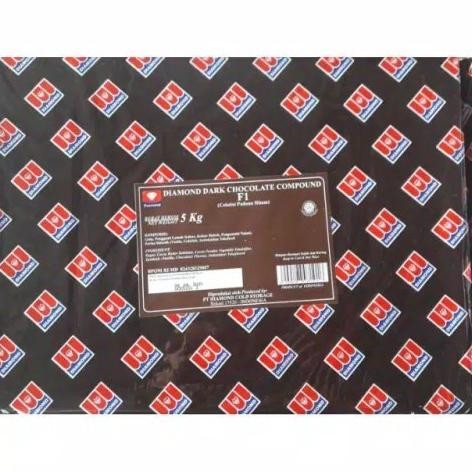

Diamond F1 Dark Chocolate Compound 5kg / Diamond F1 Coklat Batang 5kg aSt