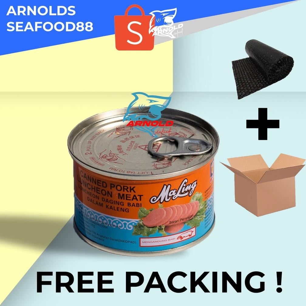 

Ma Ling Pork TTS Canned 170g / Maling Luncheon Pork aSt