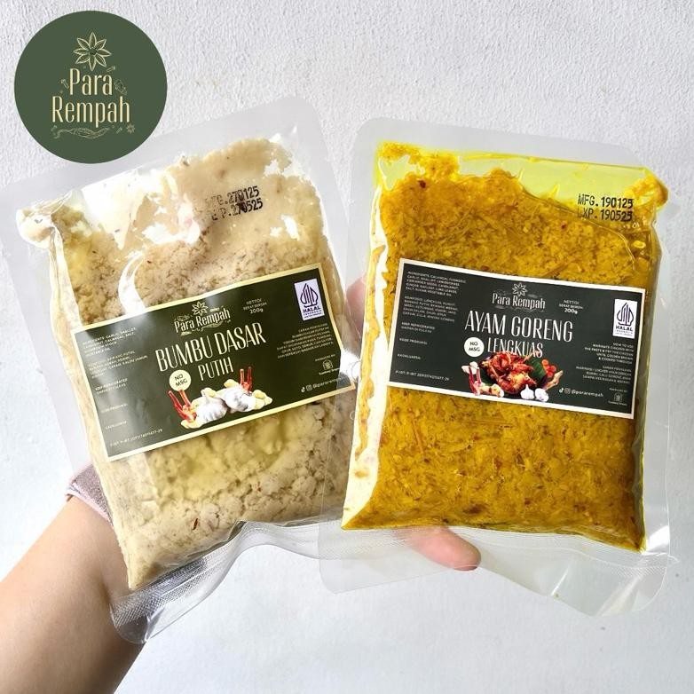 

BUMBU BASAH / BUMBU DASAR BASAH AYAM GORENG LENGKUAS - Para Rempah x Ayam Kalina / Bumbu Dapur Kualitas Premium / Pararempah aSt