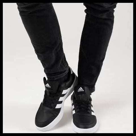 SEPATU SNEAKERS PRIA ADIDAS BREAKNET 2.0 FROM ADIDAS OFFICIAL STORE ORIGINAL - BLACK LIST WHITE PROM