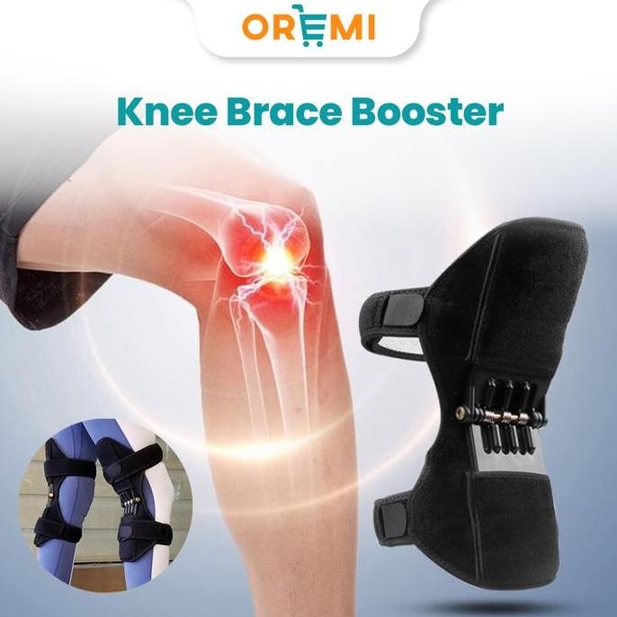 TERBARU - Knee Booster Spring Knee Brace Support penahan beban lutut sehat
