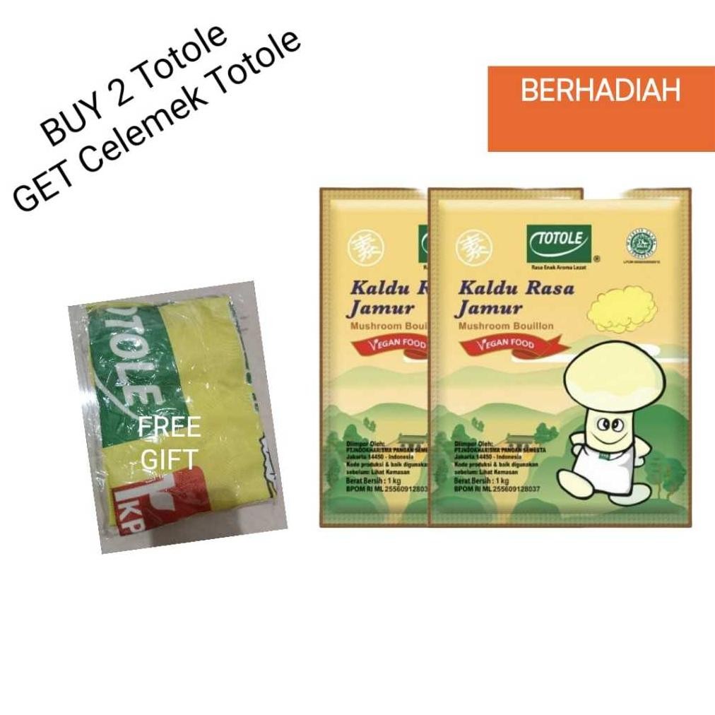 

Totole Kaldu Jamur Vegetarian HALAL 1000 gram 1 Kg Exp. 5 MARET 2027 aSt