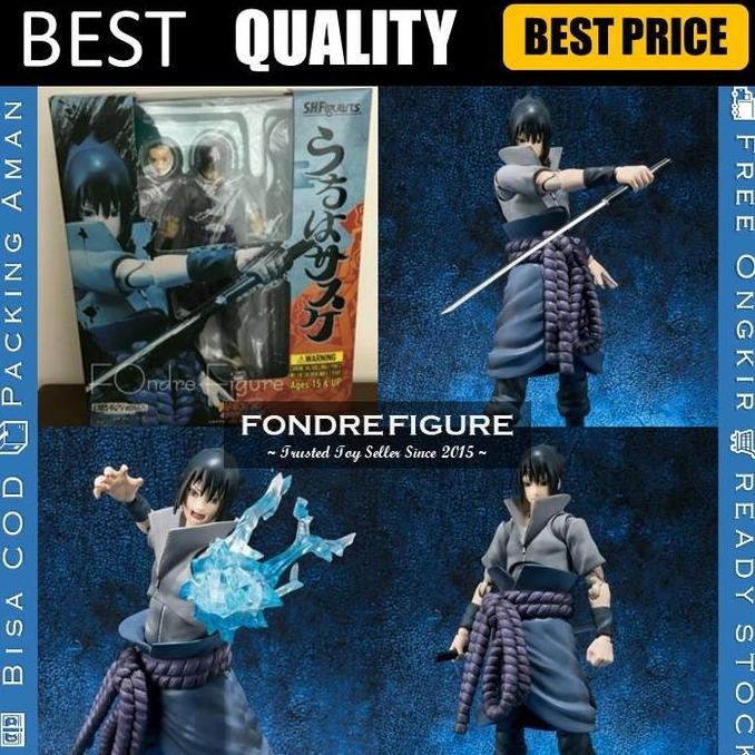 SHF SASUKE UCHIHA NARUTO SHIPPUDEN BANDAI FIGURE KWS
