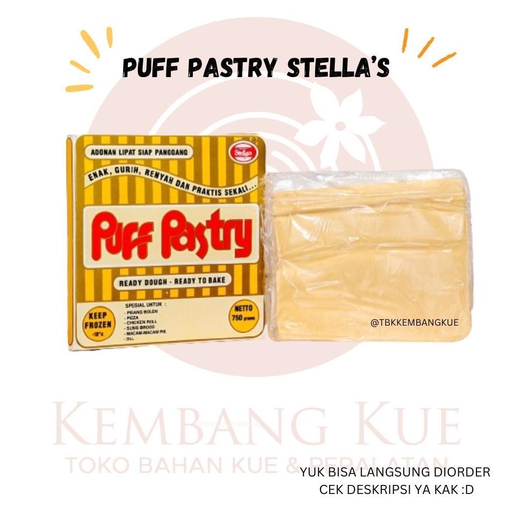 

Stella puff pastry sheet / puff pastry / stella puff 90x22 cm ( khusus instan ) aSt