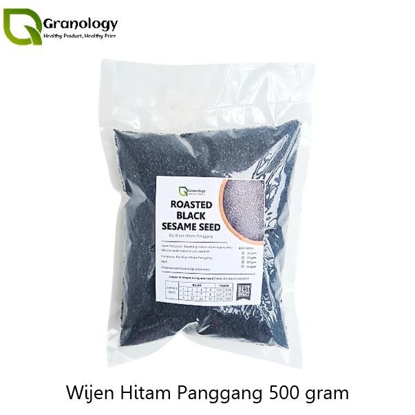 

Wijen Hitam Panggang / Roasted Black Sesame Seed 500 gram aSt