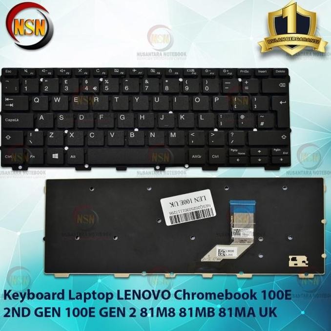 Grosir Keyboard Laptop For Chromebook 100E 2Nd Gen 100E Gen 2 81M8 81Mb 81Ma