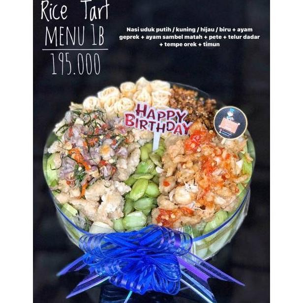 

Rice Tart / Birthday Rice / Nasi Ulang Tahun . BACA DESKRIPSI. TOPER BELUM TERMASUK aSt