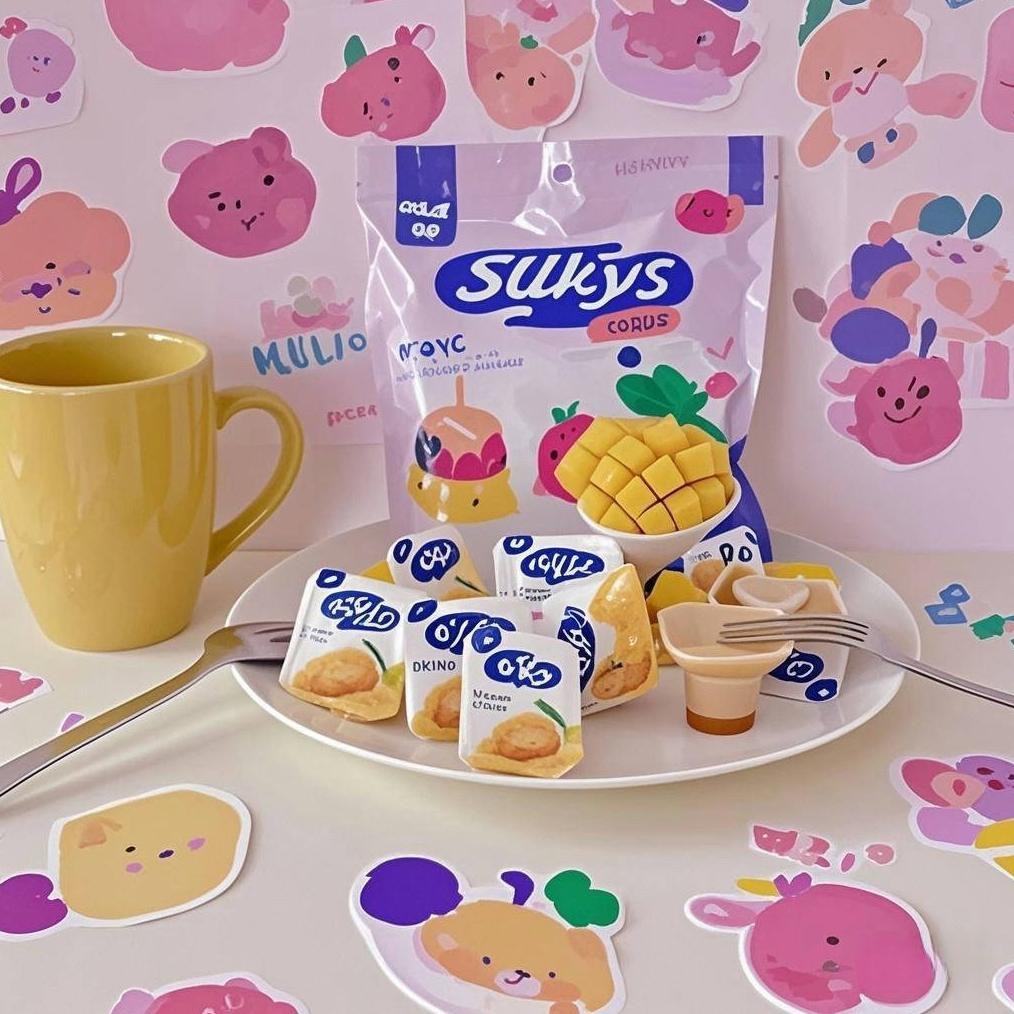 

HALALSilkys Puding Jelly isi 50 pcs Duo 2 Gula Aren Rasa Mangga Strawberry Anggur Lapis aSt